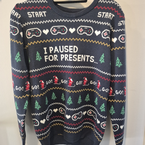 NWOT Gamer Ugly Chritmas Sweater - Picture 1 of 4